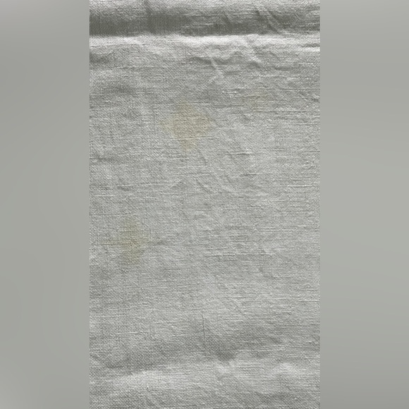 Vintage Cross-stitched Tablecloth (handmade) with playful Grecian Urn design - Picture 15 of 16